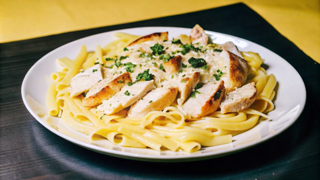 Garlic Parmesan Chicken Pasta