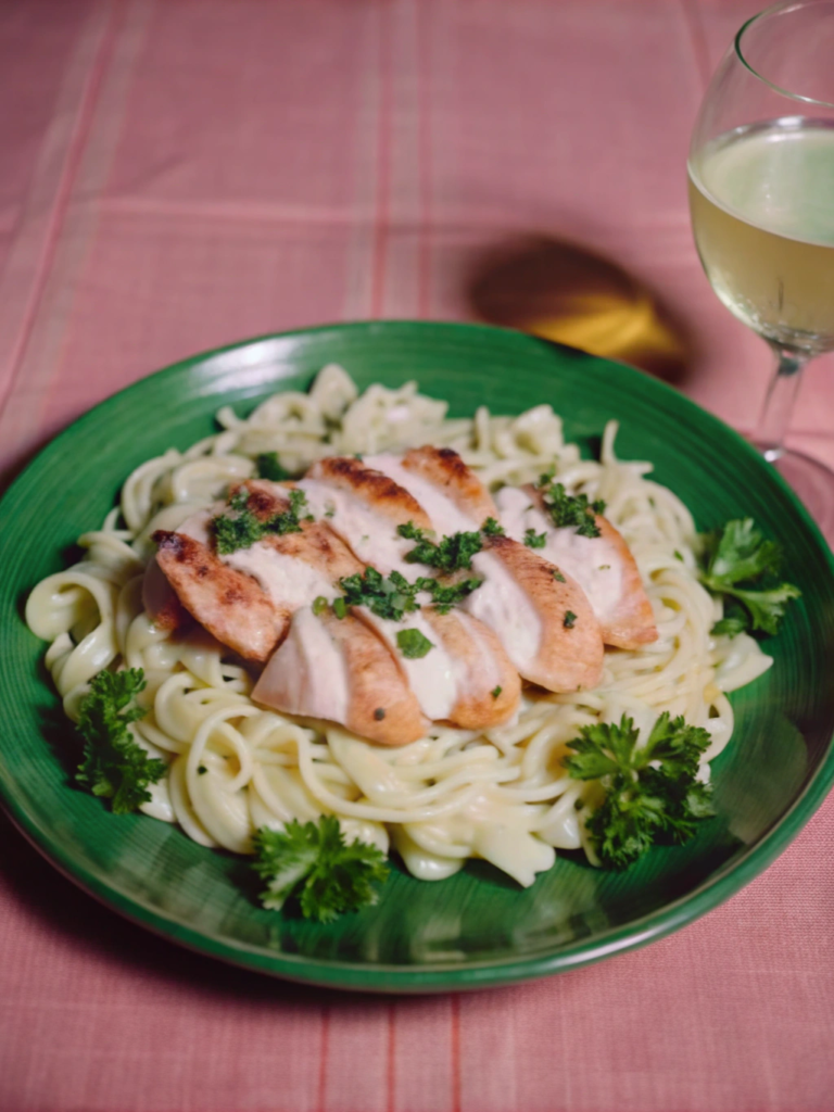 Garlic Parmesan Chicken Pasta