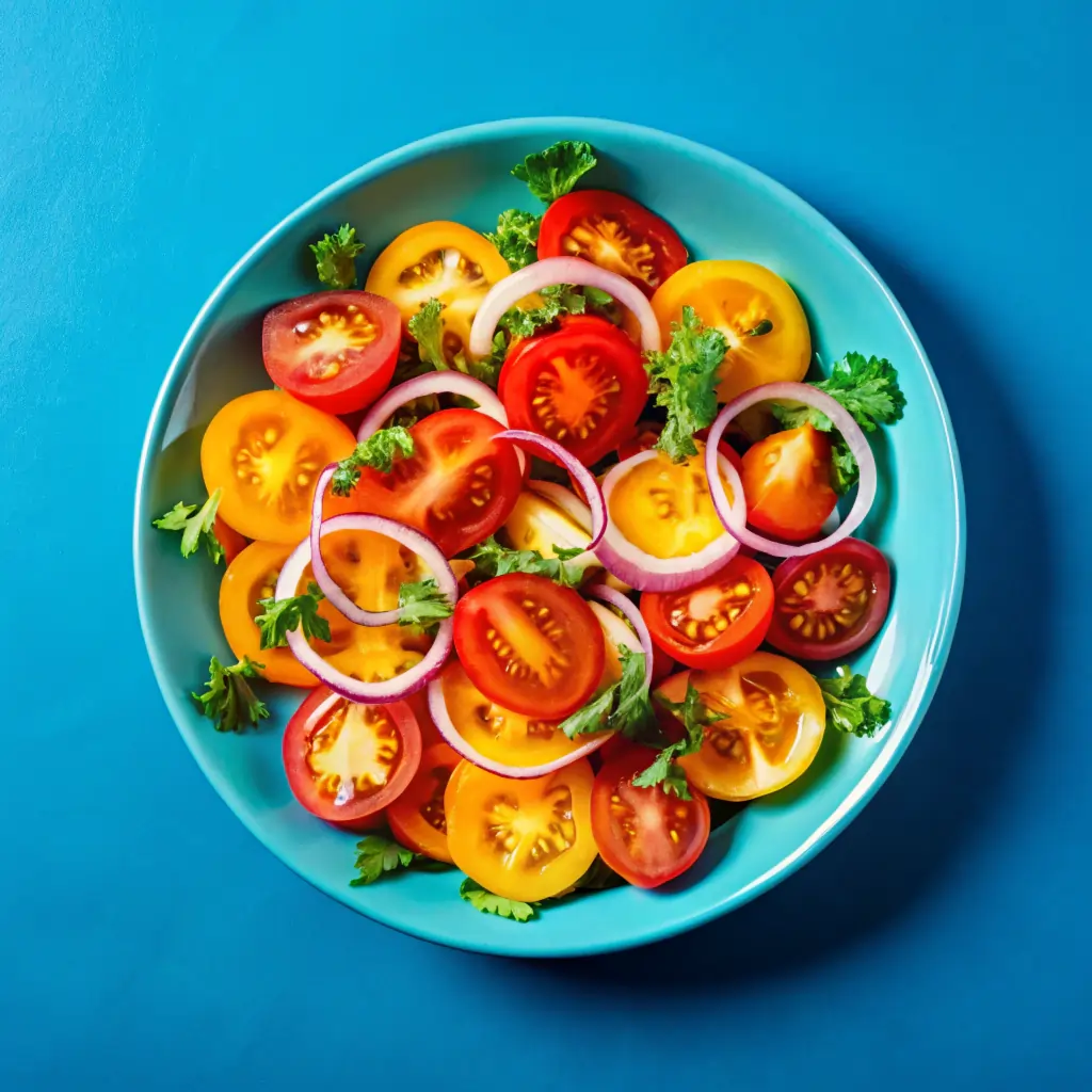 Tomato and onion salad